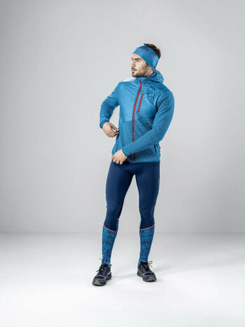 thermolegging Speed DD heren nylon blauw maat 54