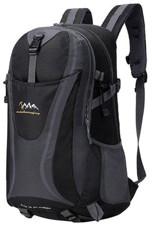 rugzak Trekking 30 liter 29 x 50 cm polyester zwart