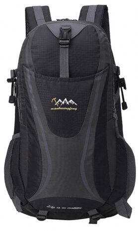 rugzak Trekking 30 liter 29 x 50 cm polyester zwart