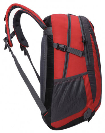 rugzak Trekking 30 liter 29 x 50 cm polyester rood