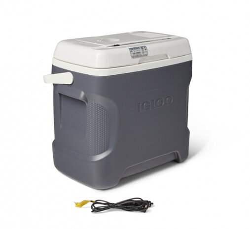 koelbox Versatemp 28 elektrisch 26 liter polyethyleen grijs