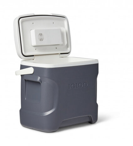 koelbox Versatemp 28 elektrisch 26 liter polyethyleen grijs