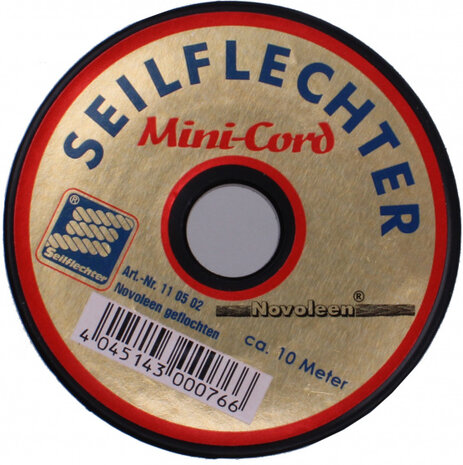 mini-koord 255 daN 2 mm 10 meter novoleen geel/rood