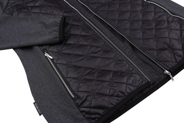 outdoorvest Elsa dames polyester donkergrijs maat 38