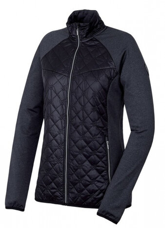 outdoorvest Elsa dames polyester donkergrijs maat 40