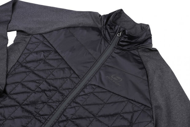 outdoorvest Enryx heren polyester donkergrijs maat L