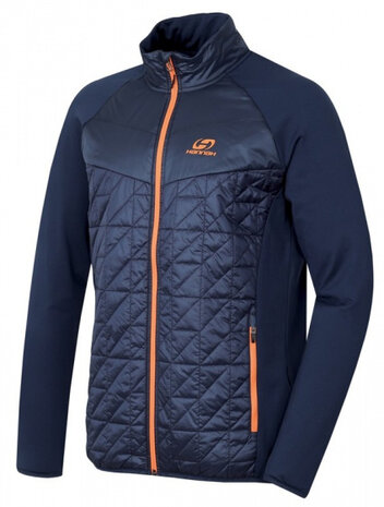 outdoorvest Enryx heren polyester donkerblauw maat L