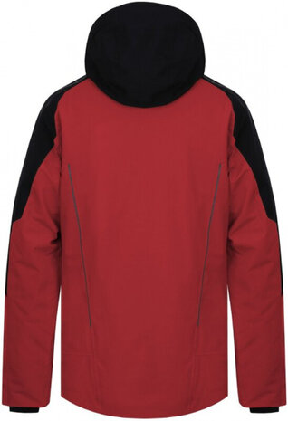 ski-jas Bergerson heren polyester rood/zwart maat S