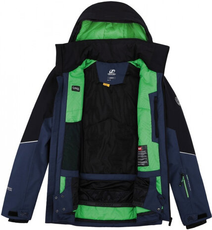 ski-jas Bergerson heren polyester navy/zwart maat S
