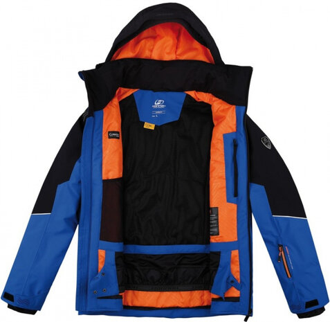 ski-jas Bergerson heren polyester blauw/zwart maat L
