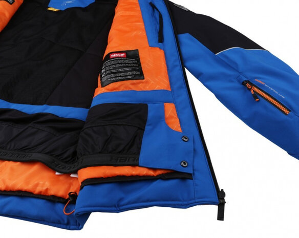 ski-jas Bergerson heren polyester blauw/zwart maat XL