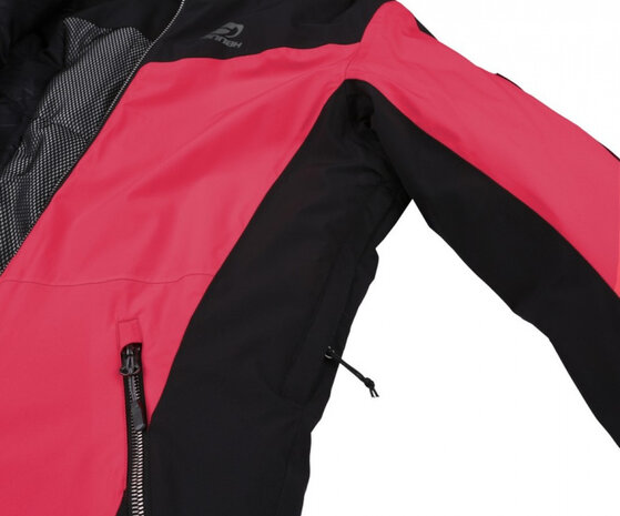 ski-jas Canna dames polyamide roze/zwart maat 38