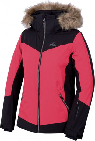ski-jas Canna dames polyamide roze/zwart maat 42
