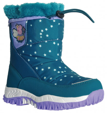 snowboots Peppa Pig junior nylon turquoise/paars mt 21