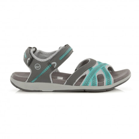 sandalen Lady Santa Clara dames grijs/turquoise mt 37
