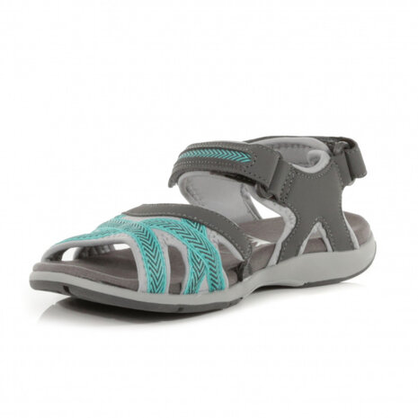 sandalen Lady Santa Clara dames grijs/turquoise mt 37