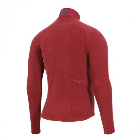 longsleeve P-Decades heren polyester donkerrood mt 4XL