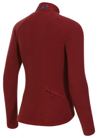 longsleeve P-Decades dames polyester donkerrood mt 48
