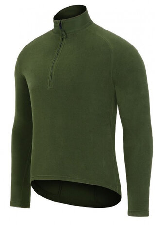 longsleeve P-Decades heren polyester donkergroen mt XXL