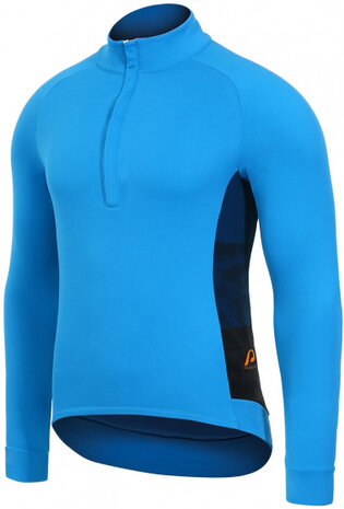 longsleeve P-Cruising heren polyester lichtblauw maat XXL