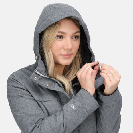 parka Remina dames polyester grijs maat 48