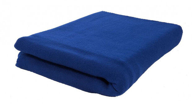 picknickkleed 150 x 120 cm polyester donkerblauw