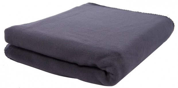 picknickkleed 150 x 120 cm polyester donkergrijs
