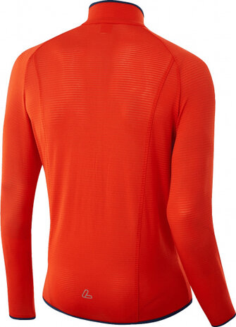 outdoorvest heren polyester oranje/blauw maat 56