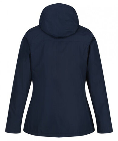 outdoorjas Myrrhine dames polyester donkerblauw mt XS