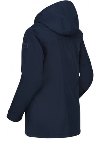 outdoorjas Myrrhine dames polyester donkerblauw mt XS
