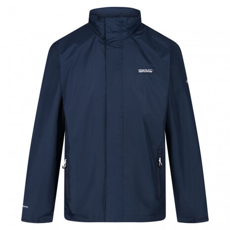 outdoorjas Matt heren polyester donkerblauw maat 5XL