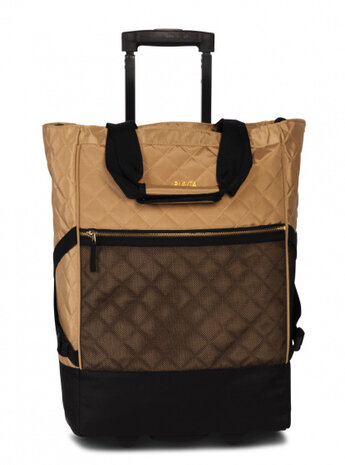 trolley shopper Wheel Classy 33 liter polyester beige