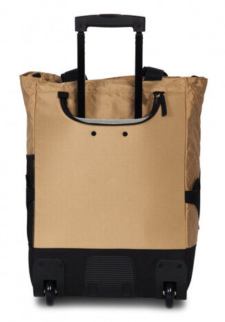 trolley shopper Wheel Classy 33 liter polyester beige