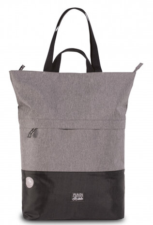 shopper Velo 27 liter 44 x 50 cm nylon/polyester grijs