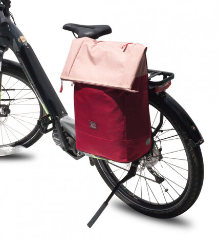 trolley shopper Velo 27/35 liter nylon/polyester rood