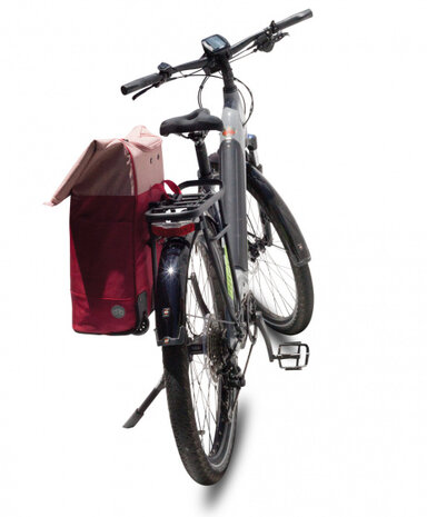 trolley shopper Velo 27/35 liter nylon/polyester rood