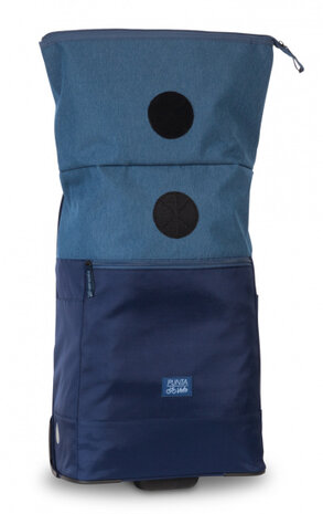 trolley shopper Velo 27/35 liter nylon/polyester blauw