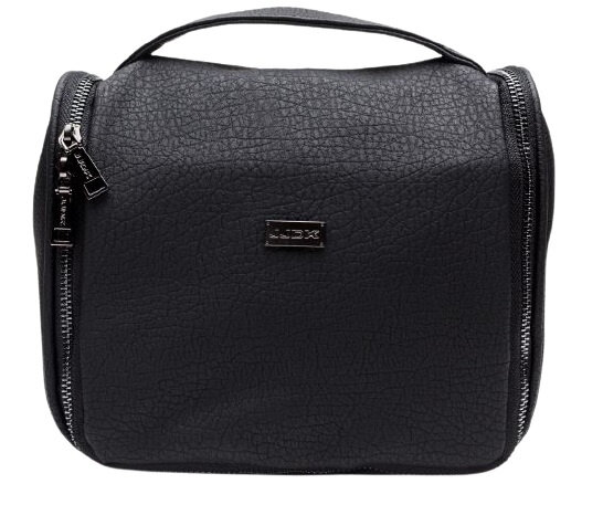 toilettas Valdemar 4,4 liter 21 x 19 cm polyurethaan zwart