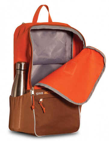 rugzak Active 18 liter 27 x 34 cm polyester oranje