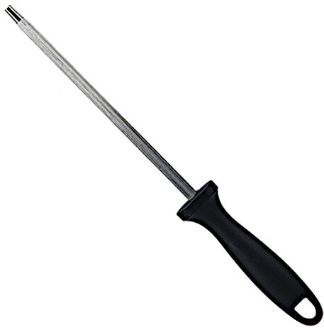 messenslijper 32 cm RVS zilver/zwart