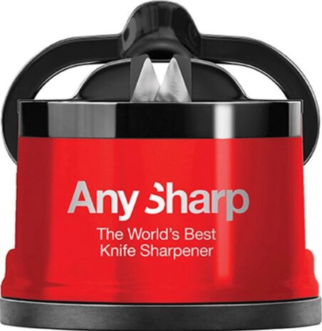 messenslijper Pro 6 x 5 cm staal rood/zwart