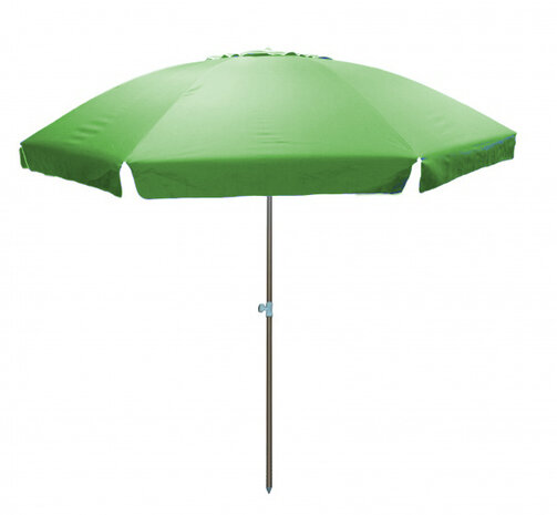 strandparasol 240 cm polyester UV-bestendig groen