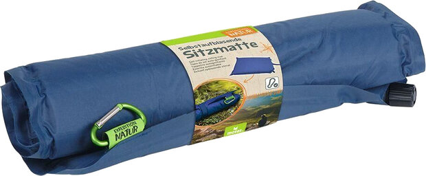zitmatje Expedition Natur 30 x 40 cm nylon blauw