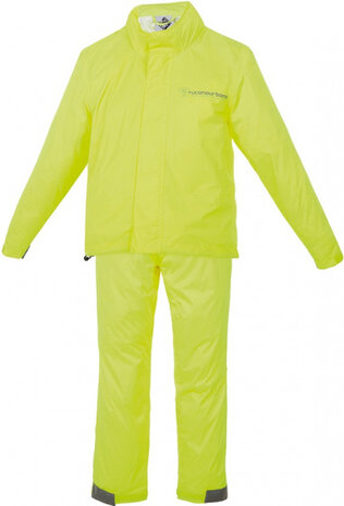 regenpak Nano junior polyester geel 7-8 jaar