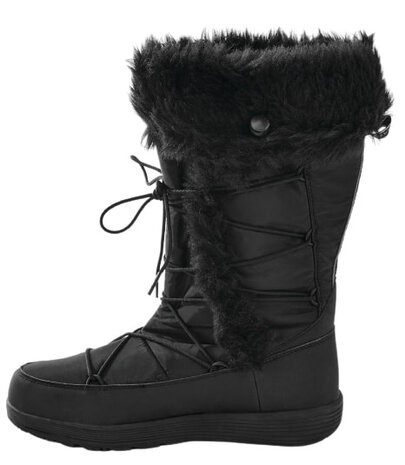 snowboots Cazis dames polyurethaan zwart maat 37