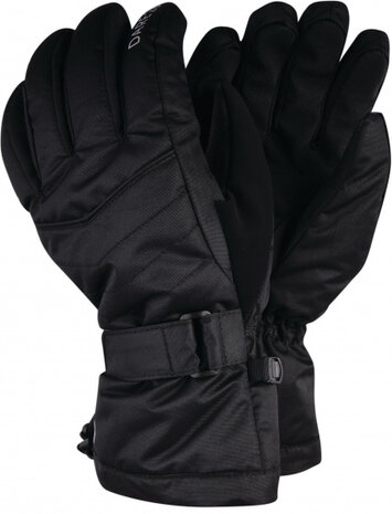 skihandschoenen Acute dames polyester zwart maat L