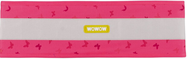 reflectieband Nutty Wrap 95 cm polyester roze
