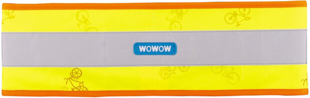 reflectieband Nutty Wrap 95 cm polyester geel