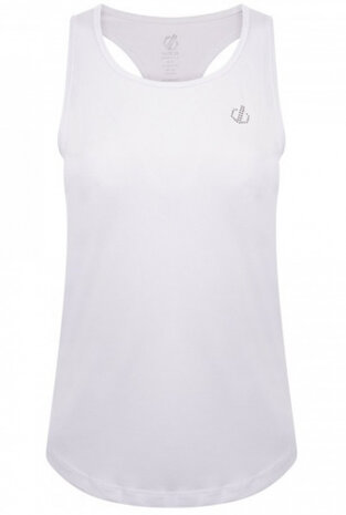 sporttop Agleam Active dames polyester wit maat XXS
