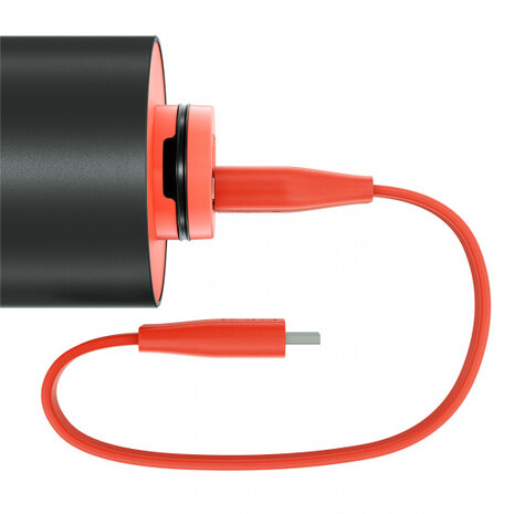 zaklamp PWR Explorer led oplaadbaar 2000 lm 13,7 cm zwart